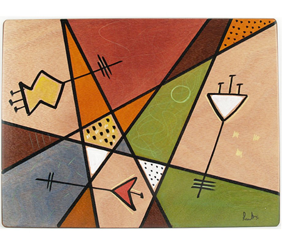 Rectangular Placemat Earth by Kakadu Art