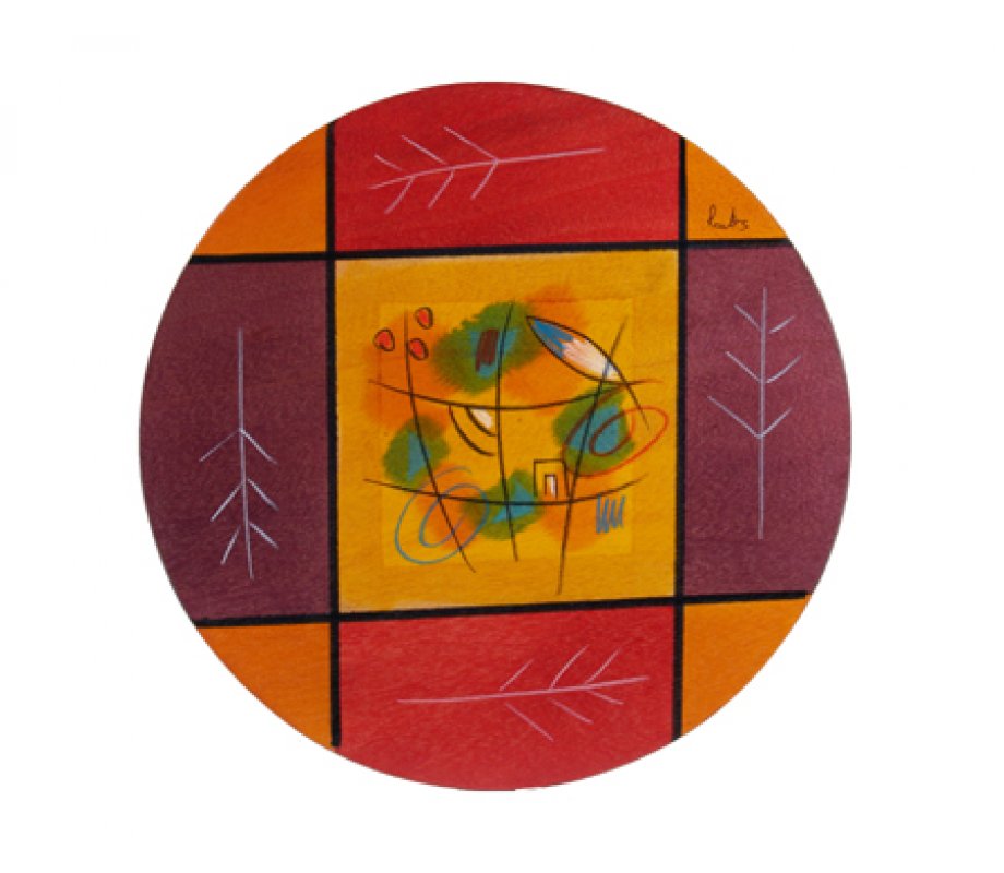 Round Placemat Dream Field by Kakadu Art