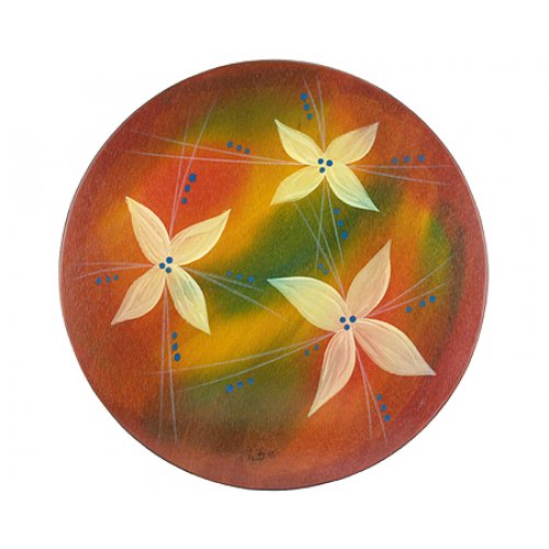 Round Placemat Florali by Kakadu Art