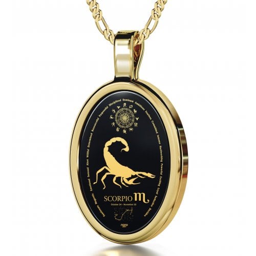 Scorpio Zodiac Pendant by Nano Jewelry