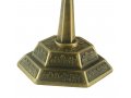 Seven Branch Menorah with Jerusalem Images, Copper - Option 5.3