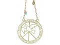 Shraga Landesman Brass Wall Hanging Peace Dove in Flight - Peace Blessing