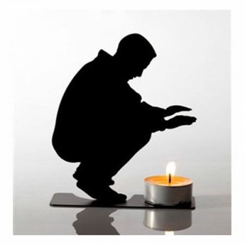 Silhouette Tea Light Candleholder - only 2 in stock!