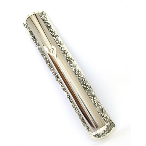 Silver Plated Mezuzah