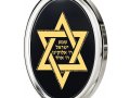 Silver Shema Yisrael Star of David Pendant
