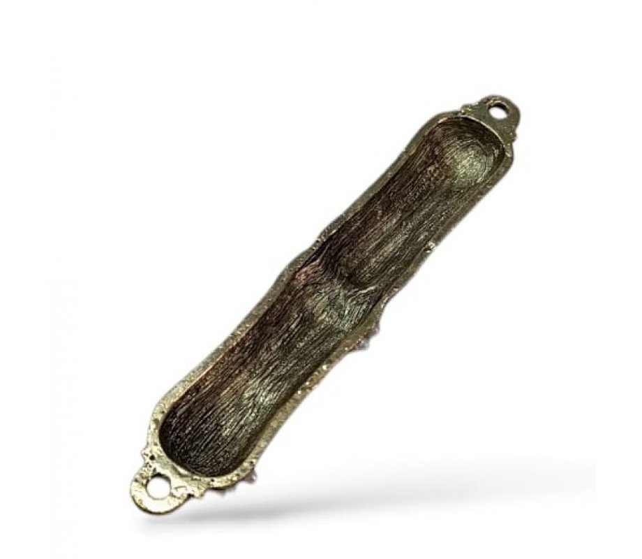 Small Pewter and Metal Mezuzah Case with Gleaming Stones, Enamel - Choice of Colors