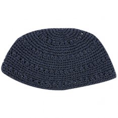 Solid Blue Frik Kippah