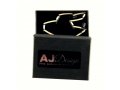 Stainless Steel Mans Bracelet, Open Link Box Chain - Shema Yisrael