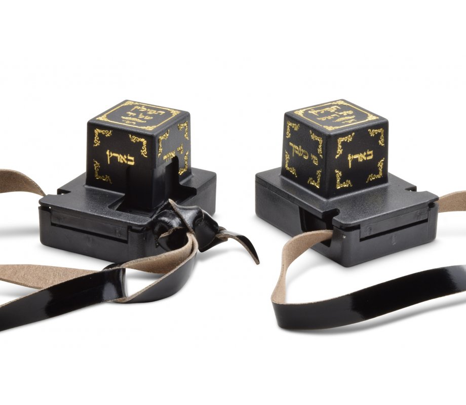 Standard Tefillin Peshutim Ashkenaz with free bag