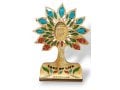 Standing Sculpture, Colorful Tree of Life with Home Blessing - 3 Languages Option