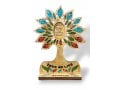 Standing Sculpture, Colorful Tree of Life with Home Blessing - 3 Languages Option