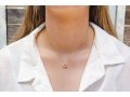 Star of David Pendant on Rose-Gold Plated Sterling Silver Necklace - Zircons