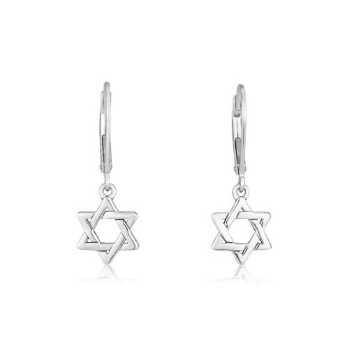 Sterling Silver Earrings - Star of David