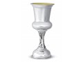 Sterling Silver Filigree Decorated Shabbat Kiddush Goblet with Coaster