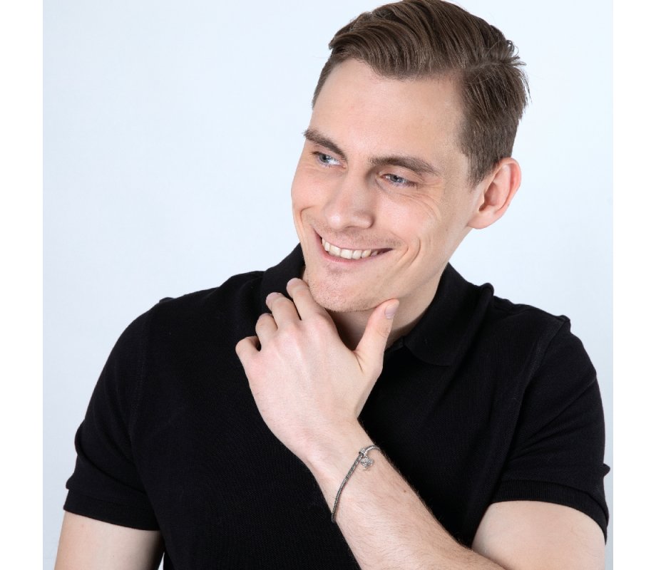 Sterling Silver Menorah Charm