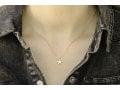 Sterling Silver Necklace with Gold Plate - Star of David Pendant with Zircons