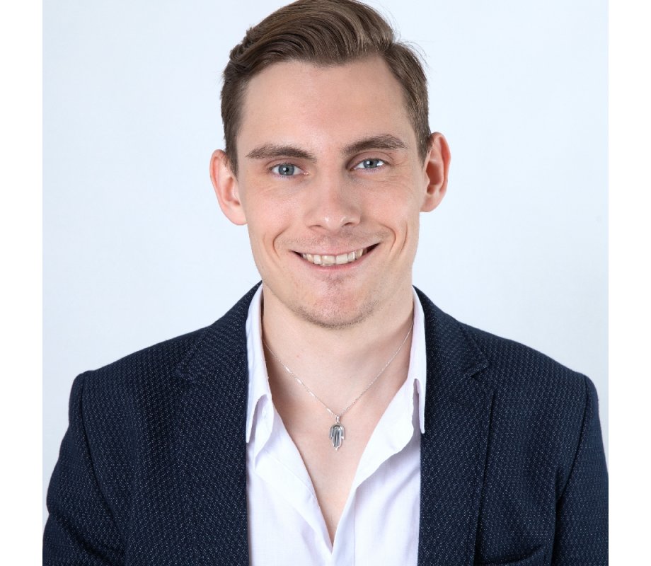 Sterling Silver Pendant Necklace - Contemporary Style Hamsa Hand