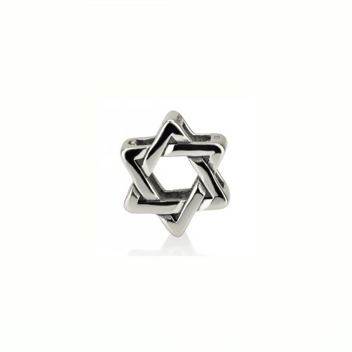 Sterling Silver Star of David Charm for Bracelet or Necklace