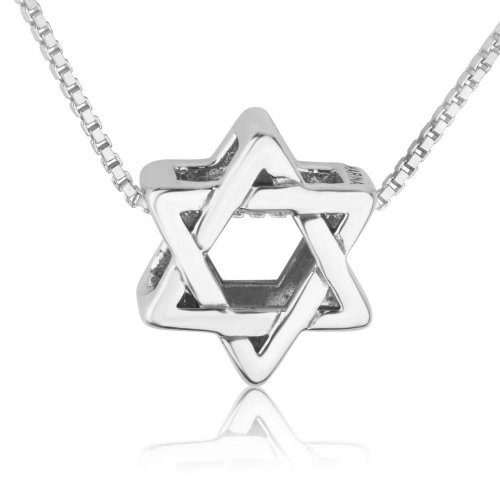 Sterling Silver Star of David Charm for Bracelet or Necklace