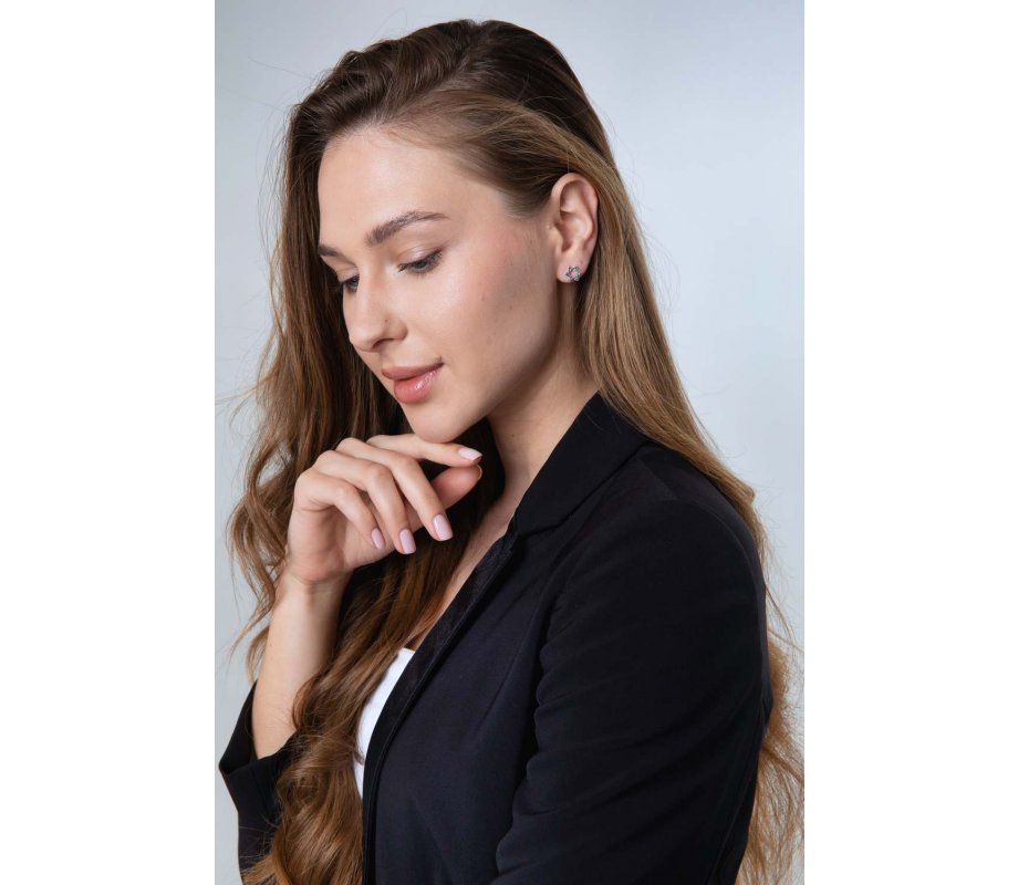 Sterling Silver Stud Earrings - Star of David