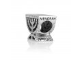 Sterling Temple Menorah Charm