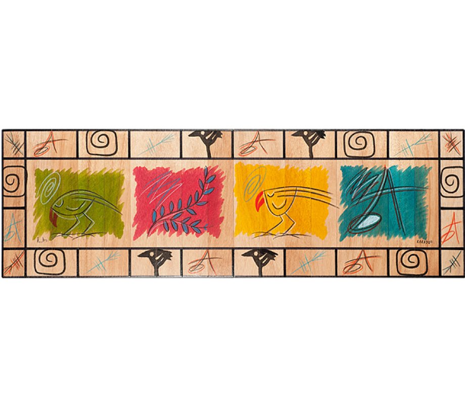 Table Runner Artist's Palette by Kakadu Art