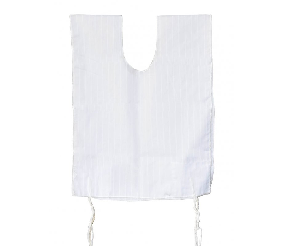 Talitnia Poly-Cotton Tallit Katan with Tzitzit - Easy-Care Kosher
