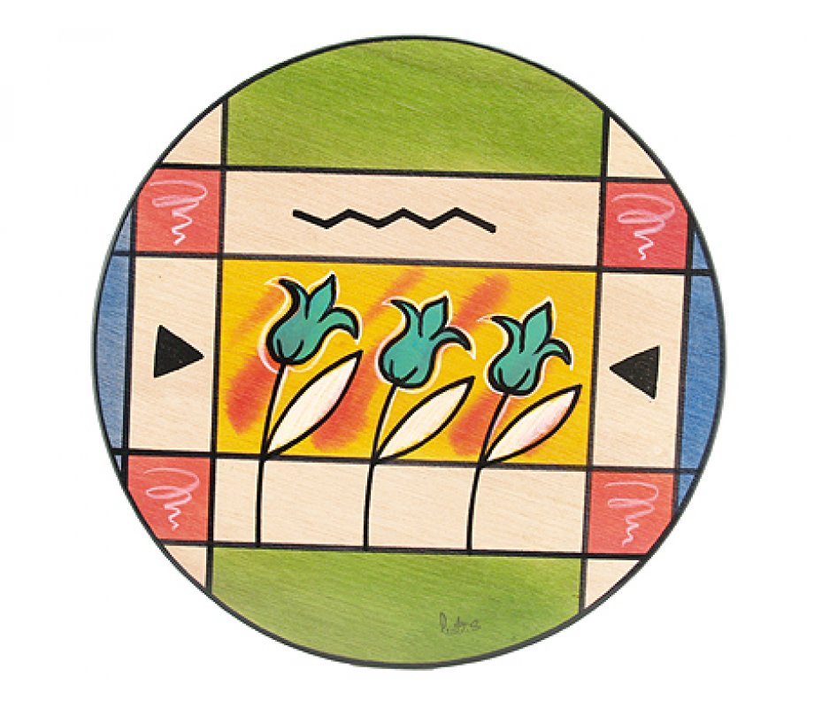 Three Tulip Round Placemat by Kakadu