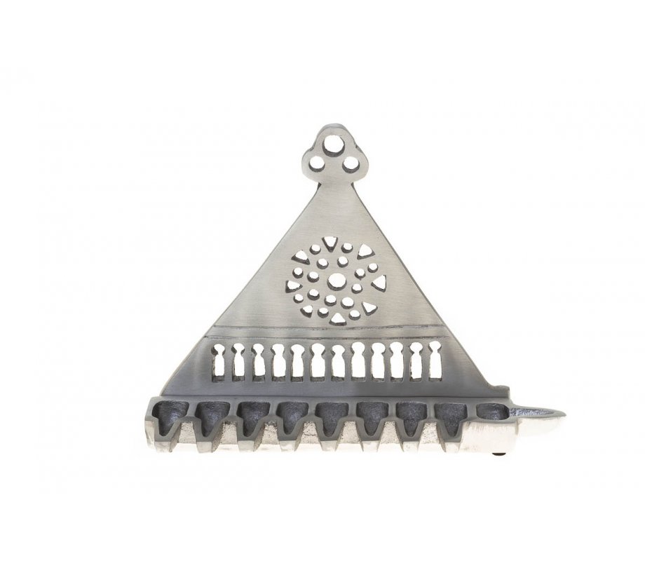 Triangle Menorah Replica - Israel Museum Products