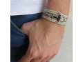 Triple Wrap Bracelet with Silver Plated Anchor - Only 1 In Stock