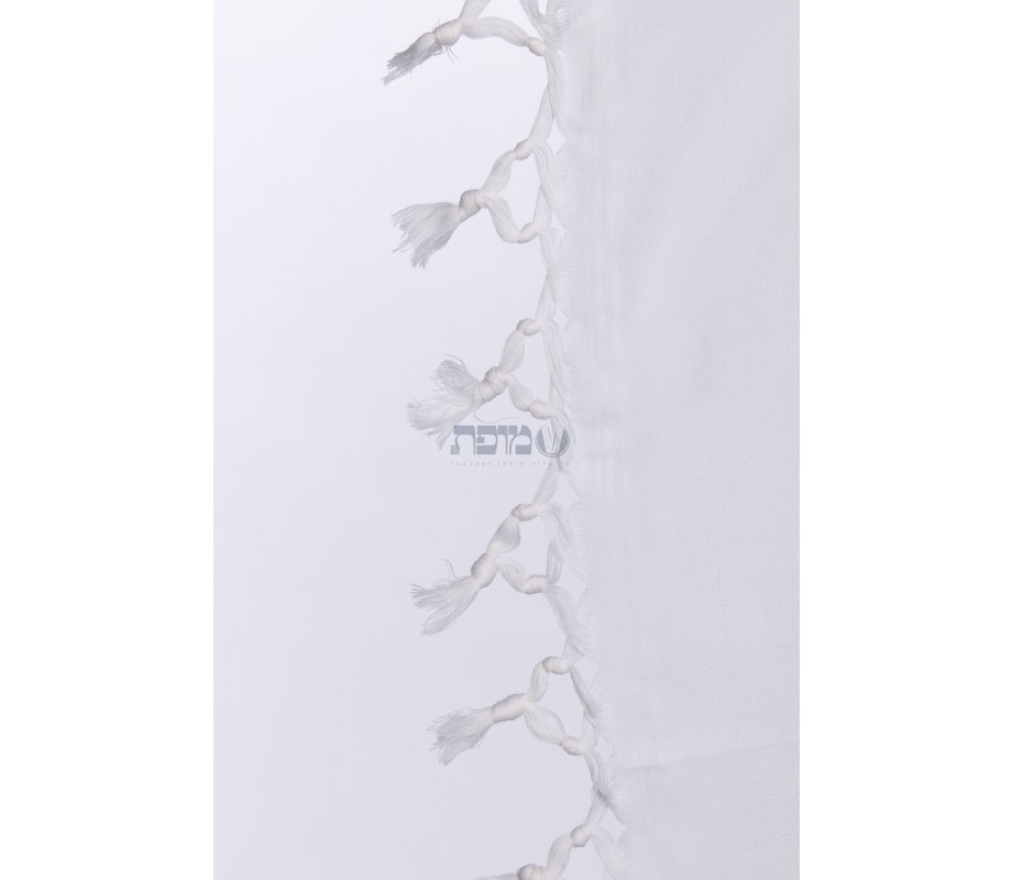 Turkish Style Wool Tallit Non Slip Prayer Shawl with Lining - Black Stripes