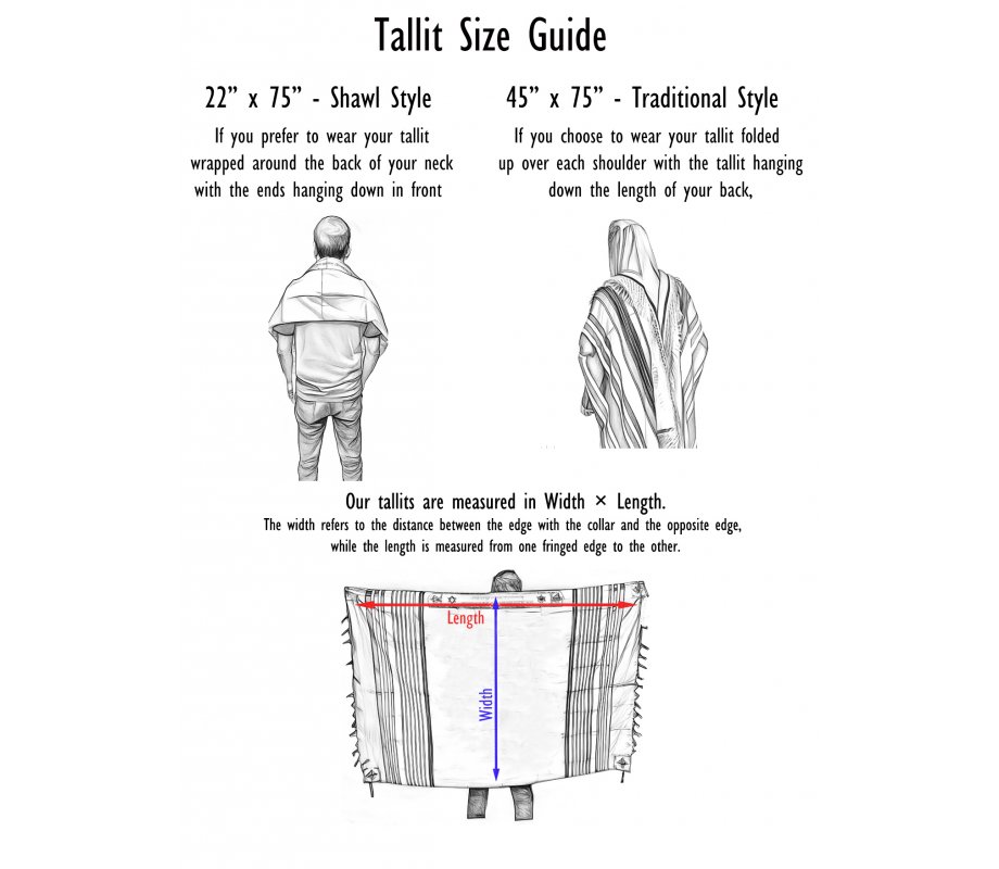 Weaving Creation Hand Woven Tallit Chesed - Kindness