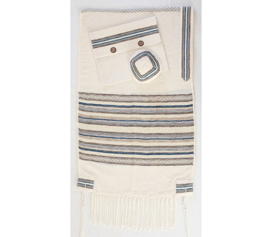 Weaving Creation Hand Woven Tallit Hod - Majesty