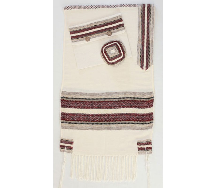 Weaving Creation Hand Woven Tallit Netzach - Eternity