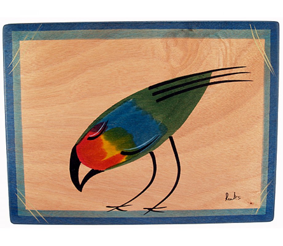 Wood Placemat - Feefa Bird by Kakadu Art
