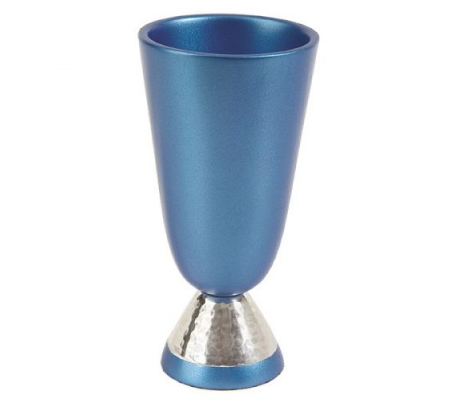 Yair Emanuel Anodized Aluminium Goblet Kiddush Cup - Turquoise