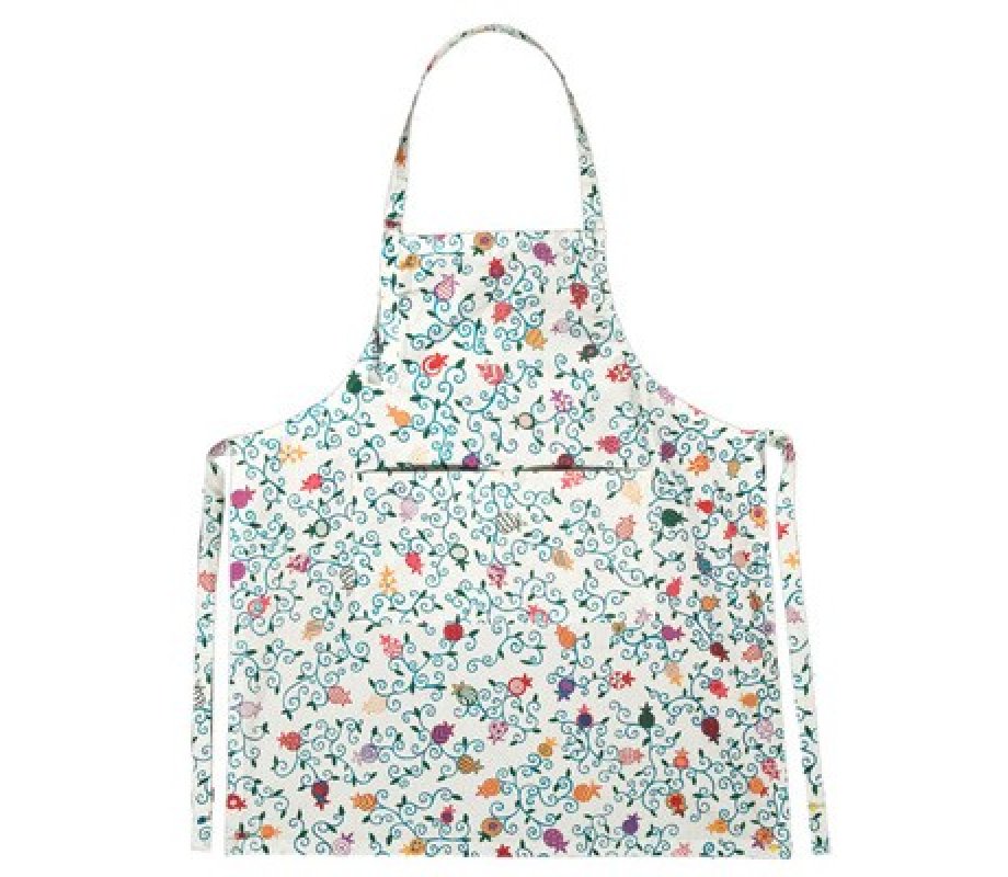 Yair Emanuel Apron Lively Pomegranates Design