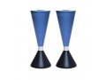 Yair Emanuel Cone Candlesticks, Two Sided and Two Colored - Choice of Colors