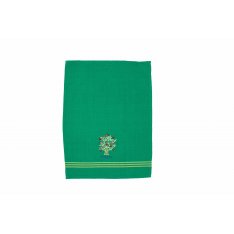 Yair Emanuel Dish Towel, Embroidered Pomegranate Tree - Green