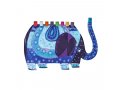 Yair Emanuel Fun Chanukah Menorah, Elephant - Different Design on the Reverse