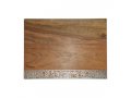 Yair Emanuel Grained Wood Challah Board with Decorative Jerusalem Metal Cutout Border