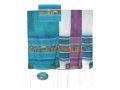 Yair Emanuel Hand Painted Silk Tallit Set - Jerusalem Images