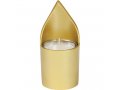 Yair Emanuel Metal Yahrzeit Memorial Candle Holder - Flame Shaped