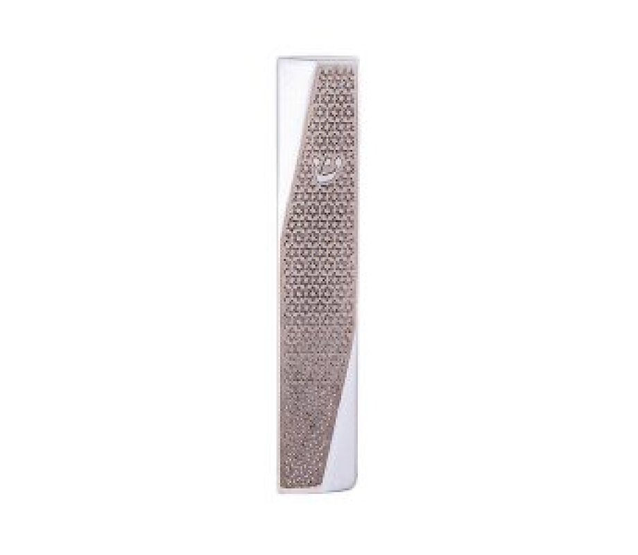Yair Emanuel Mezuzah Case, Geometric Style and Stars of David - Choice of Colors