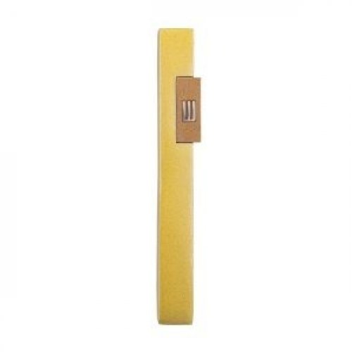 Yair Emanuel Mezuzah Case with Shin Letter in Rectangle Pop Out – Gold
