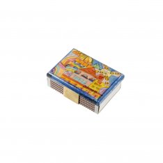 Yair Emanuel Painted Wood Matchbox Holder - Colorful Jerusalem