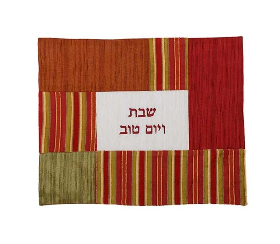 Yair Emanuel Patchwork Challah Cover - Red