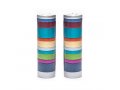 Yair Emanuel Salt and Pepper Shakers, Anodized Aluminum - Colorful Rings