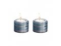 Yair Emanuel Small Tea Light Candlesticks, Stacked Discs  Colorful