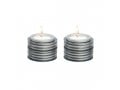 Yair Emanuel Small Tea Light Candlesticks, Stacked Discs  Colorful